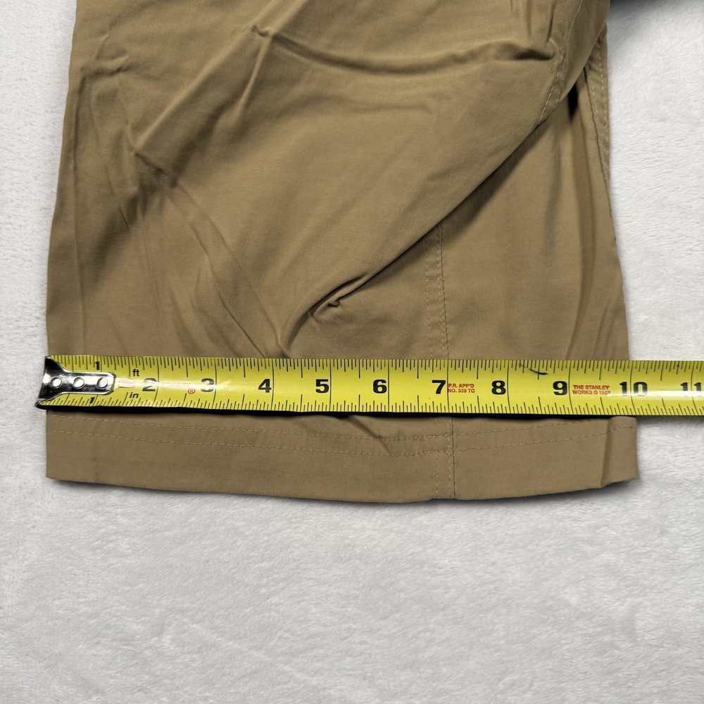 Eddie Bauer First Ascent Shorts Mens 30 Beige Nylon Stretch Hiking Zip Pockets - Picture 11 of 12